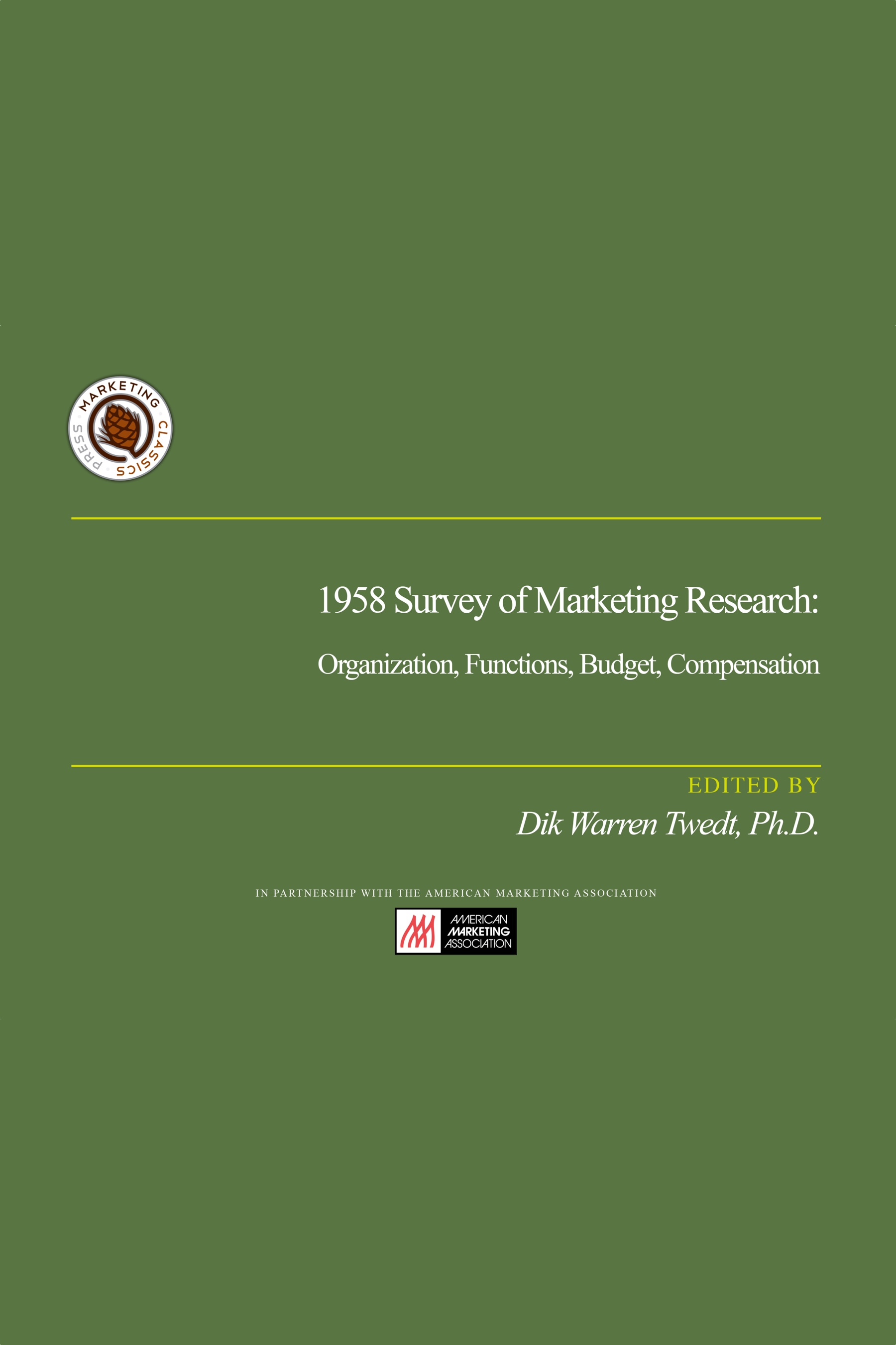 1958 Survey Of Marketing Research