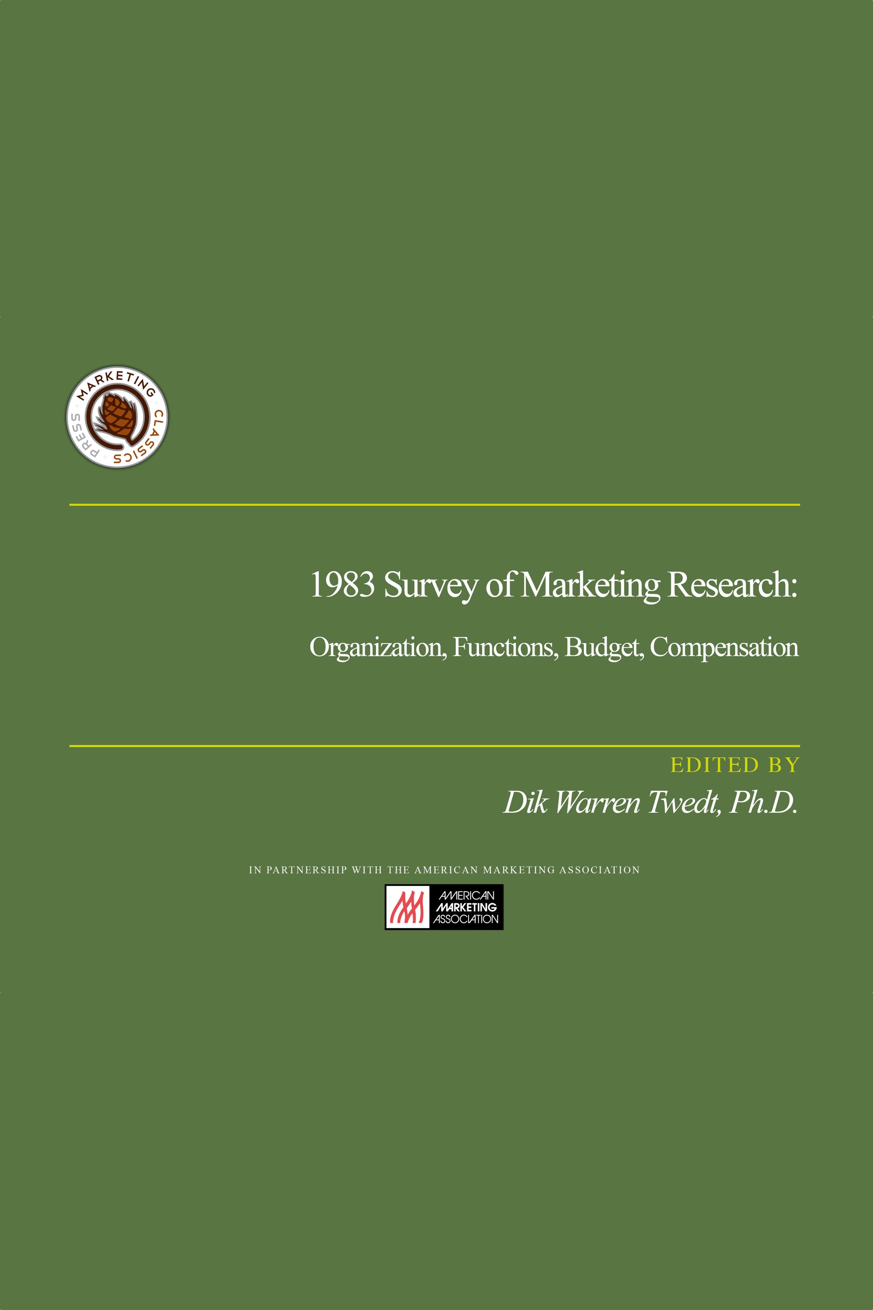 1983 Survey Of Marketing Research