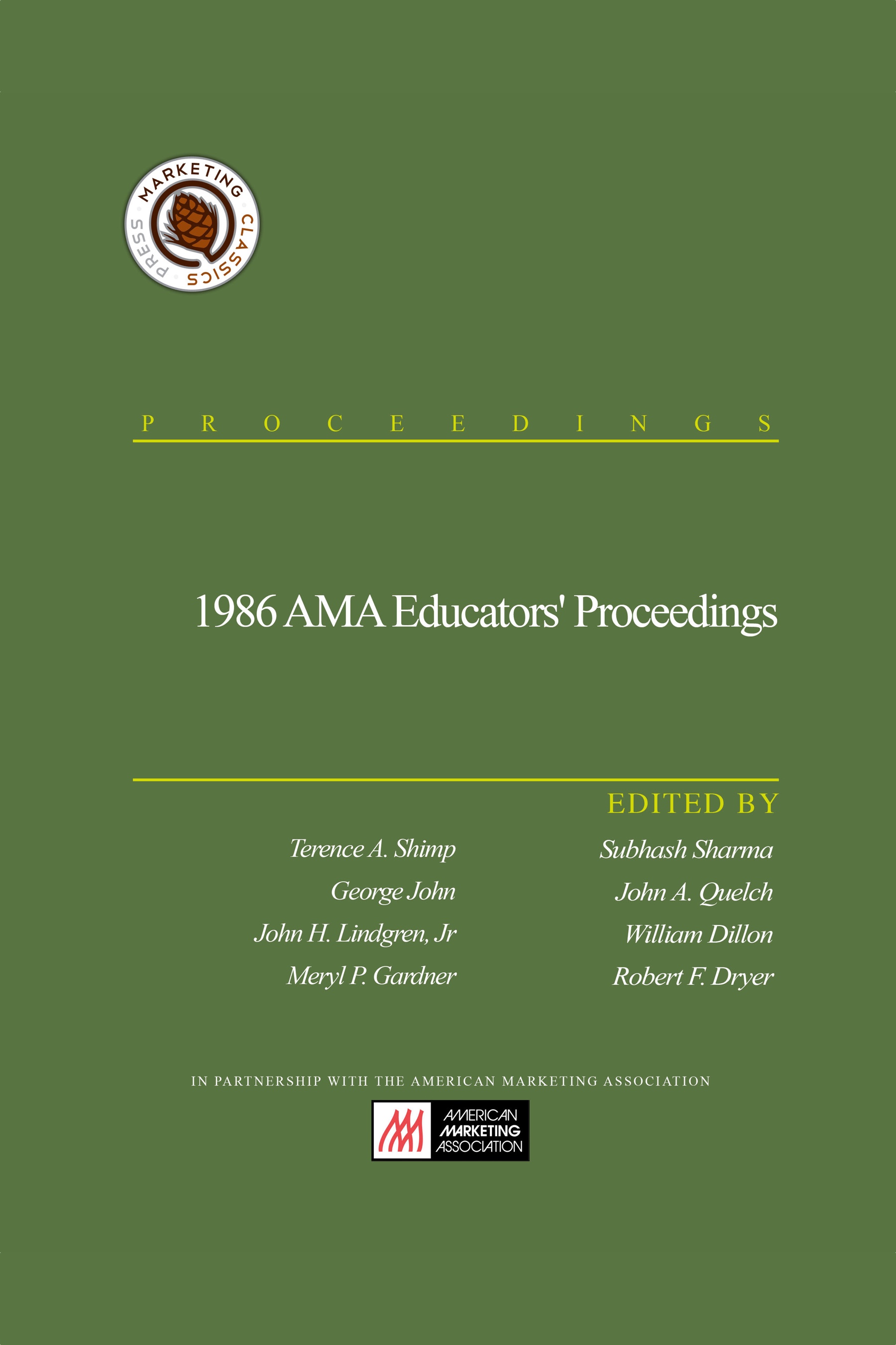 1986 AMA Educators Proceedings