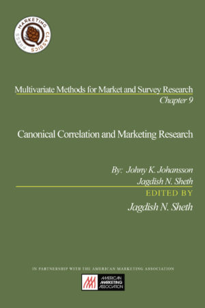 Canonical Correlation and Marketing Research