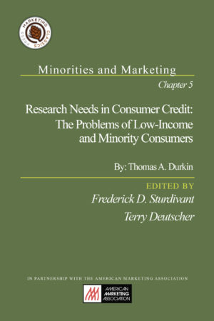 Research Needs in Consumer Credit: The Problems of Low-Income and Minority Consumers