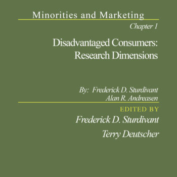 Disadvantaged Consumers Research Dimensions
