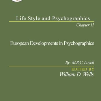 European Developments in Psychographics