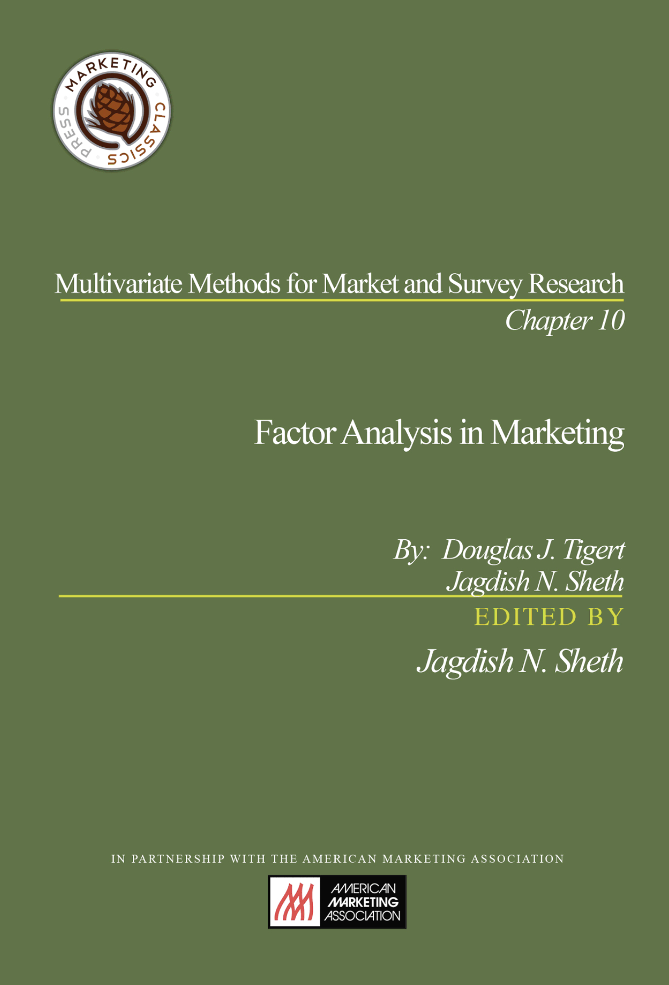 Factor Analysis in Marketing