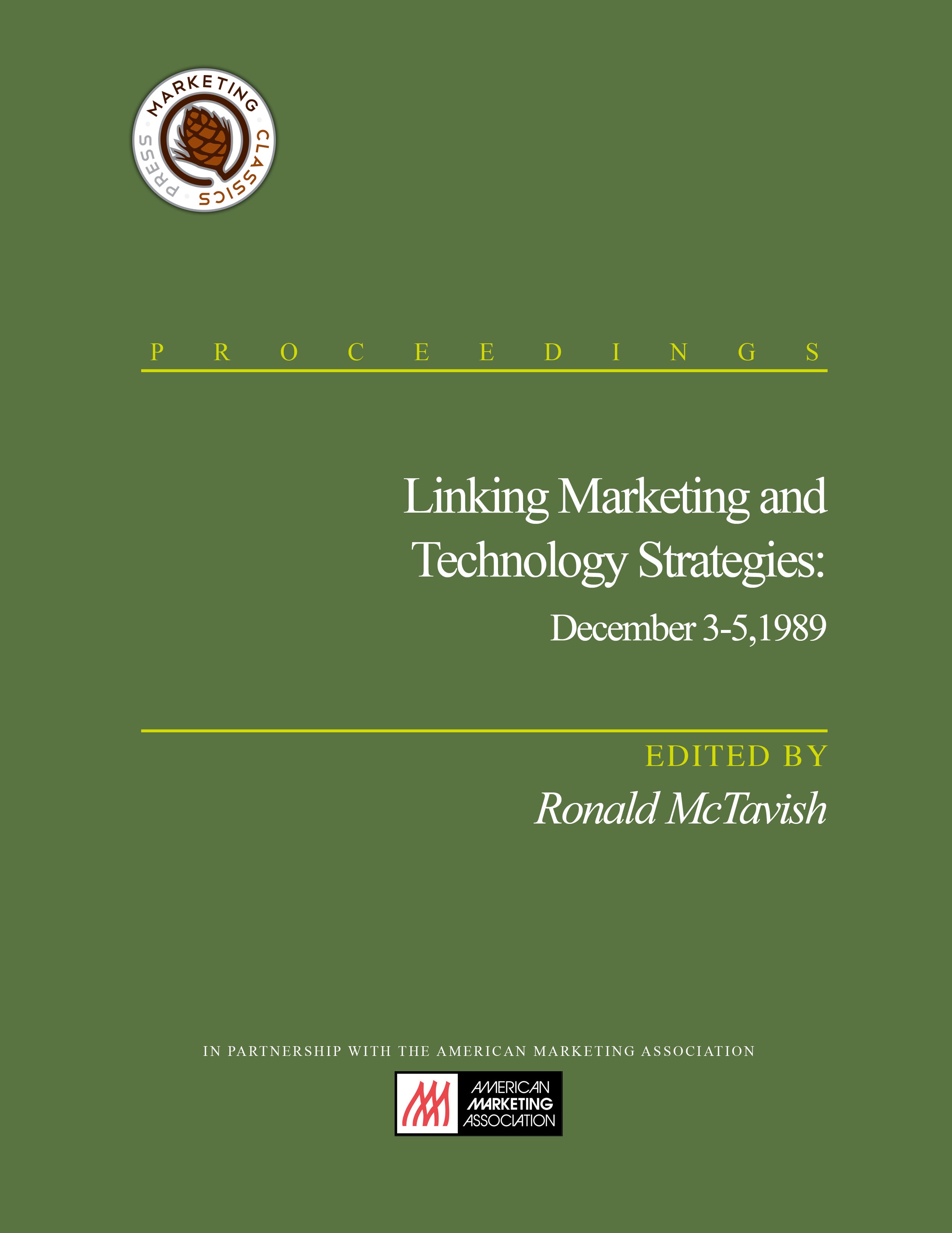 Linking Marketing And Technology Strategies