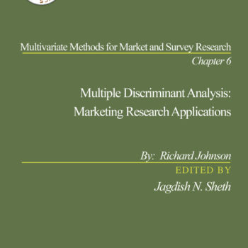 Multiple Discriminant Analysis: Marketing Research Applications