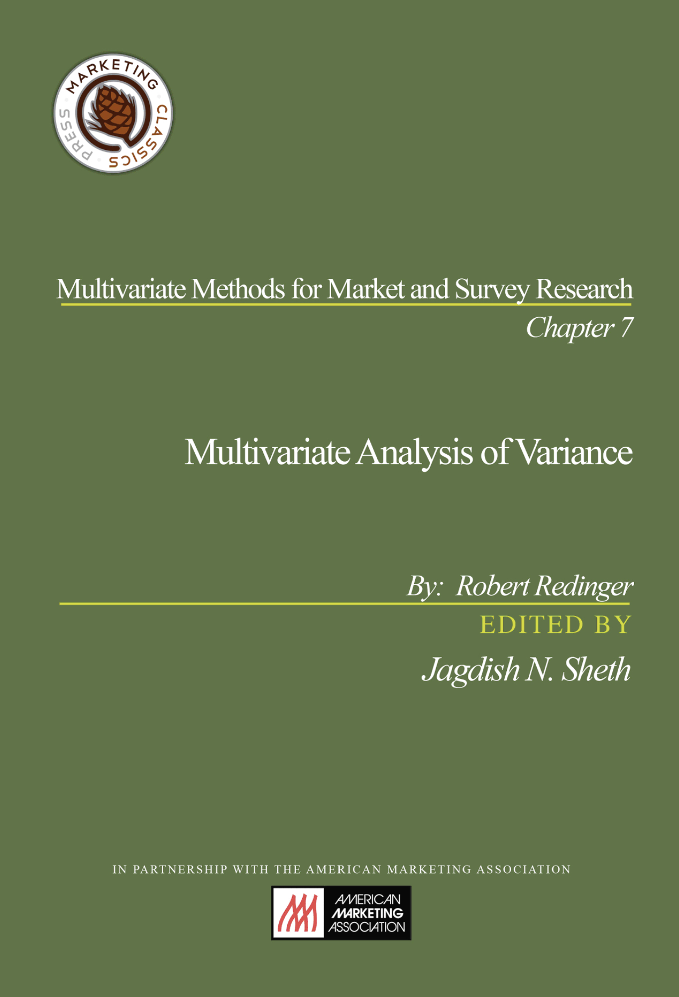 Multivariate Analysis Variance