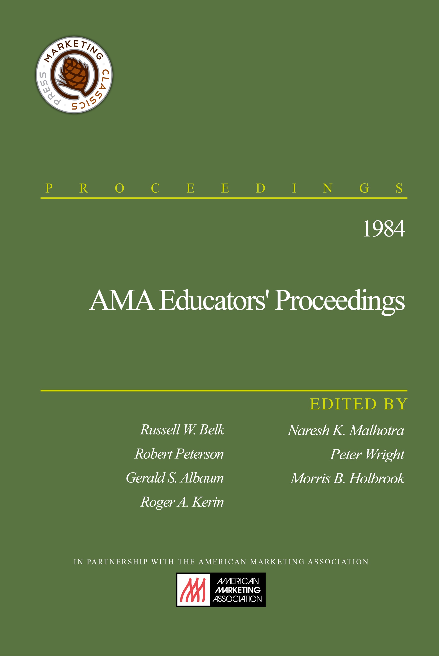 1984 Ama Educators Proceedings