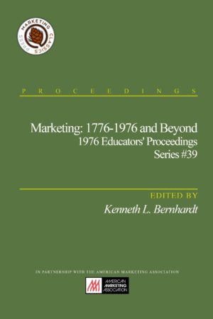 Marketing 1776 to 1976 And Beyond