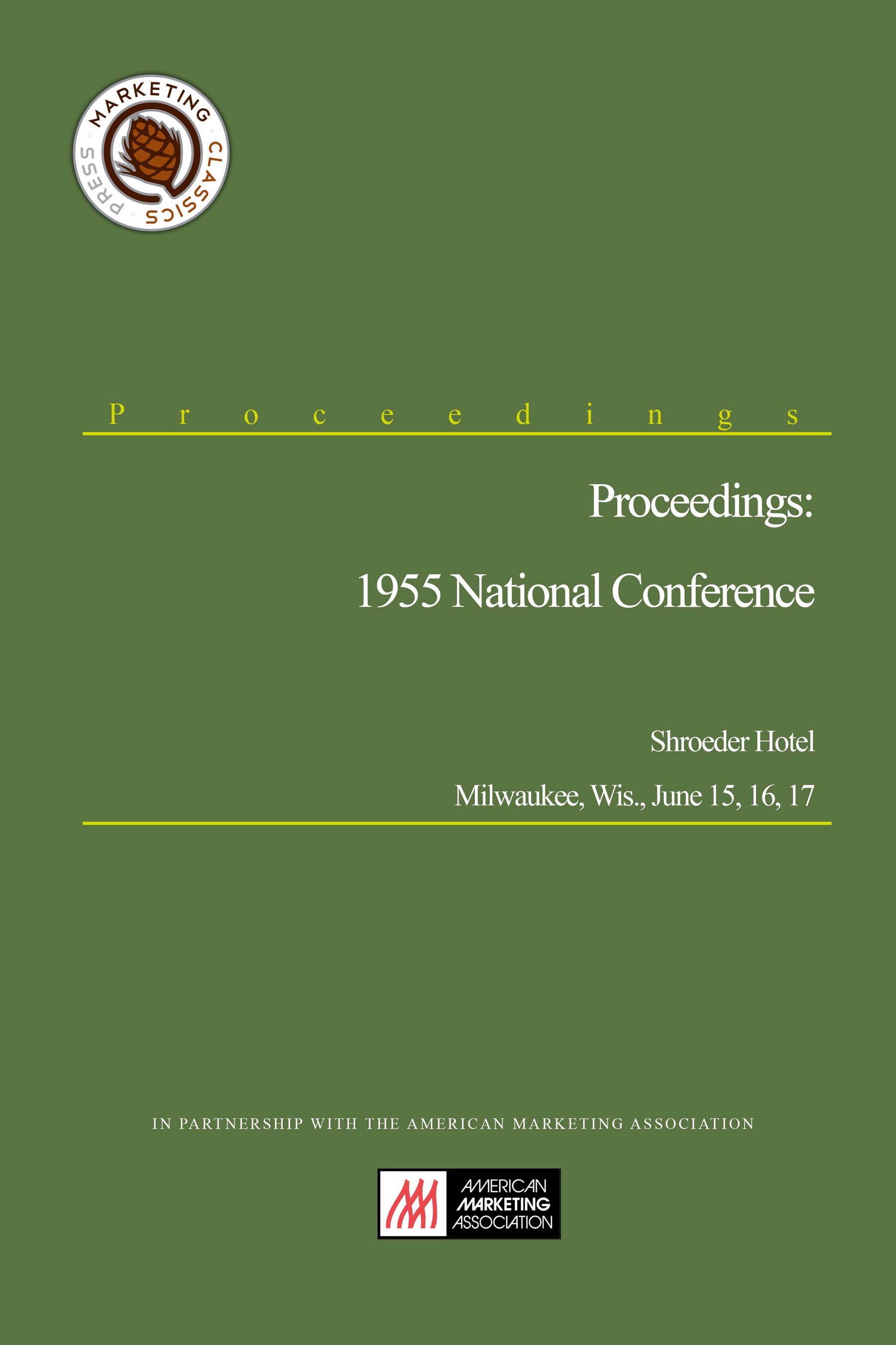Proceedings 1955 National Conference