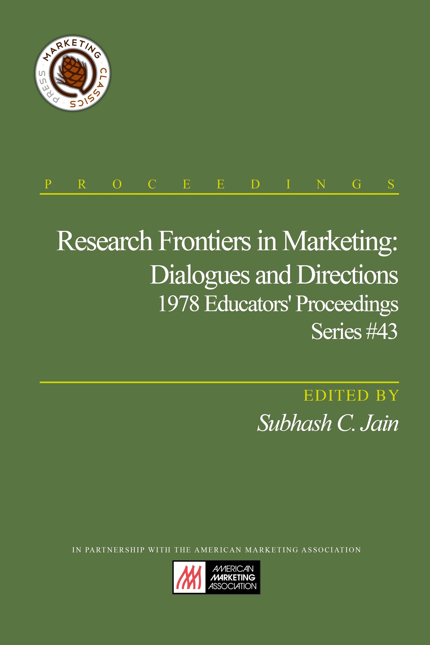 Research Frontiers In Marketing